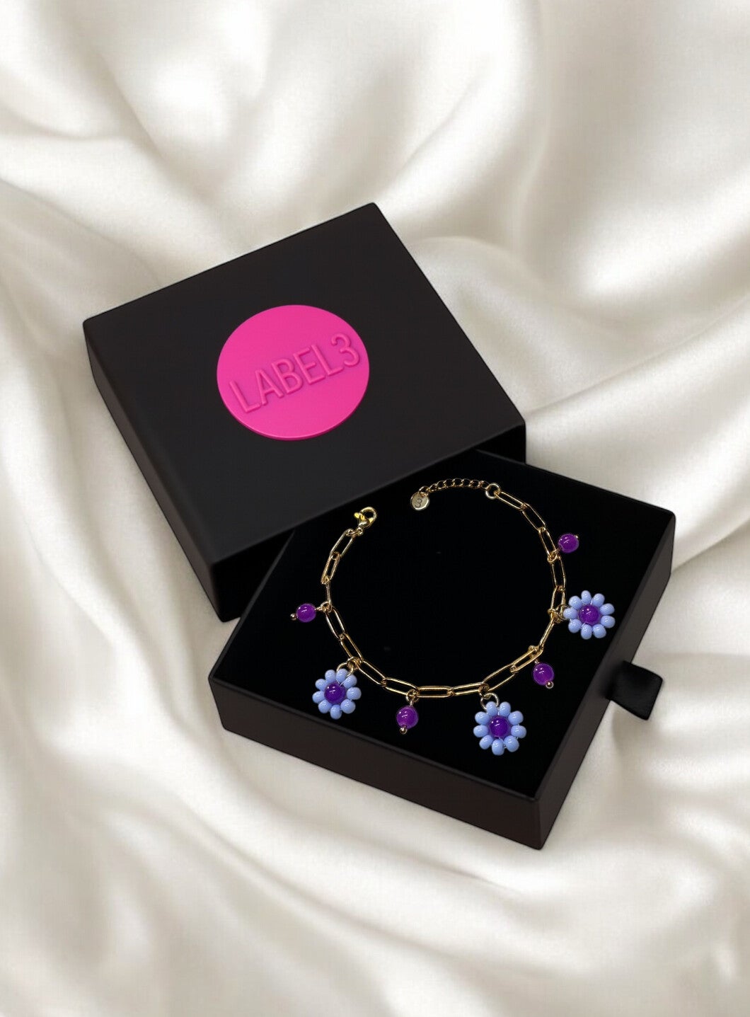 LABEL3 Armband Fiora Amethyst