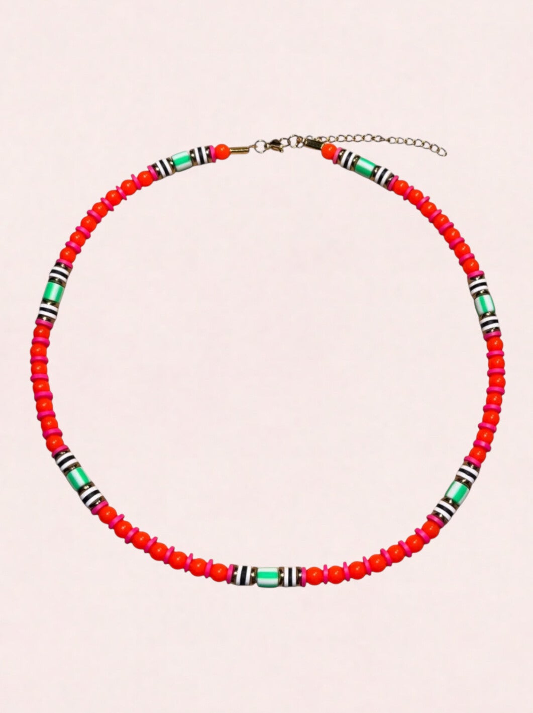 ColorPop ketting pop of color orange green