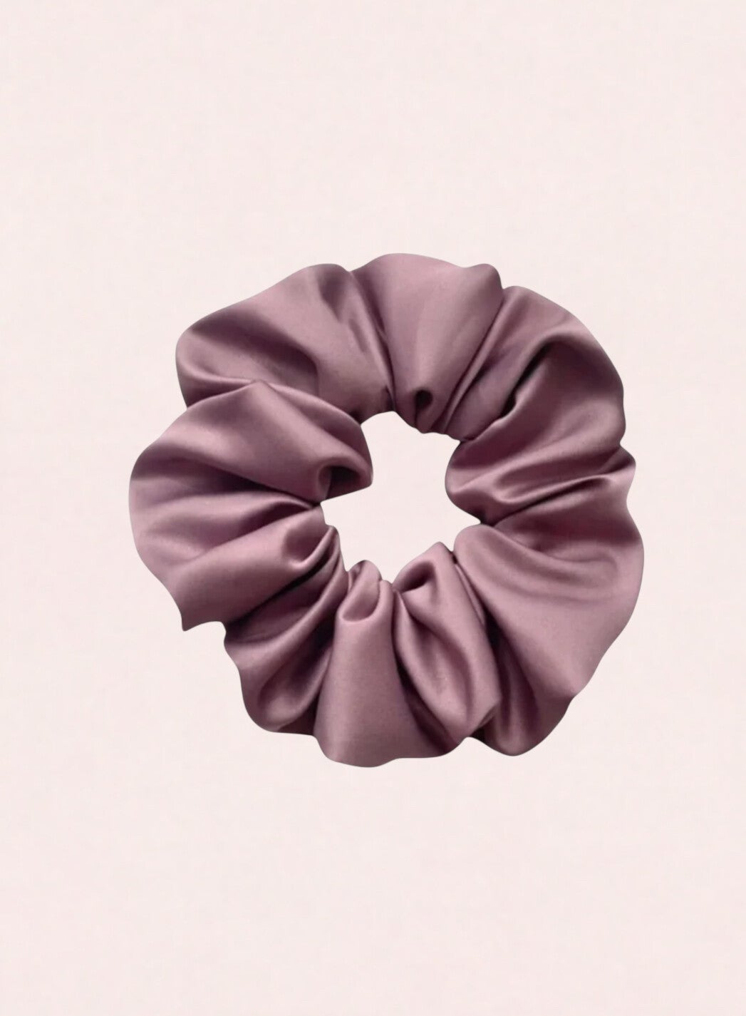 Scrunchie oud roze paars