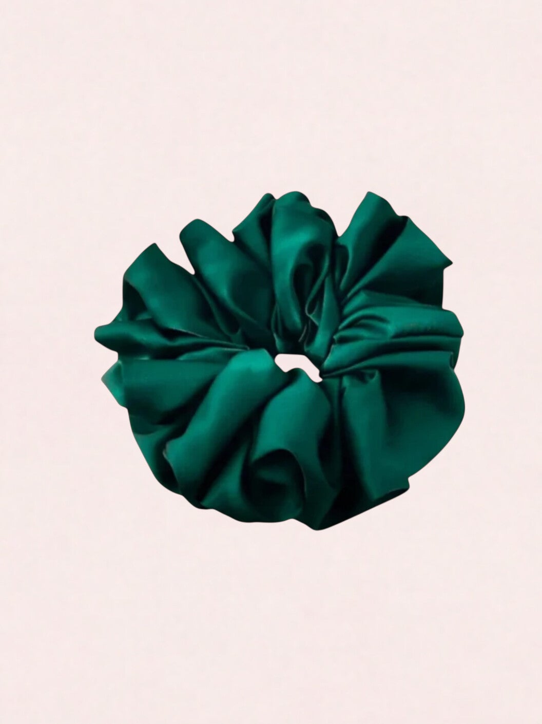 Scrunchie smaragd groen