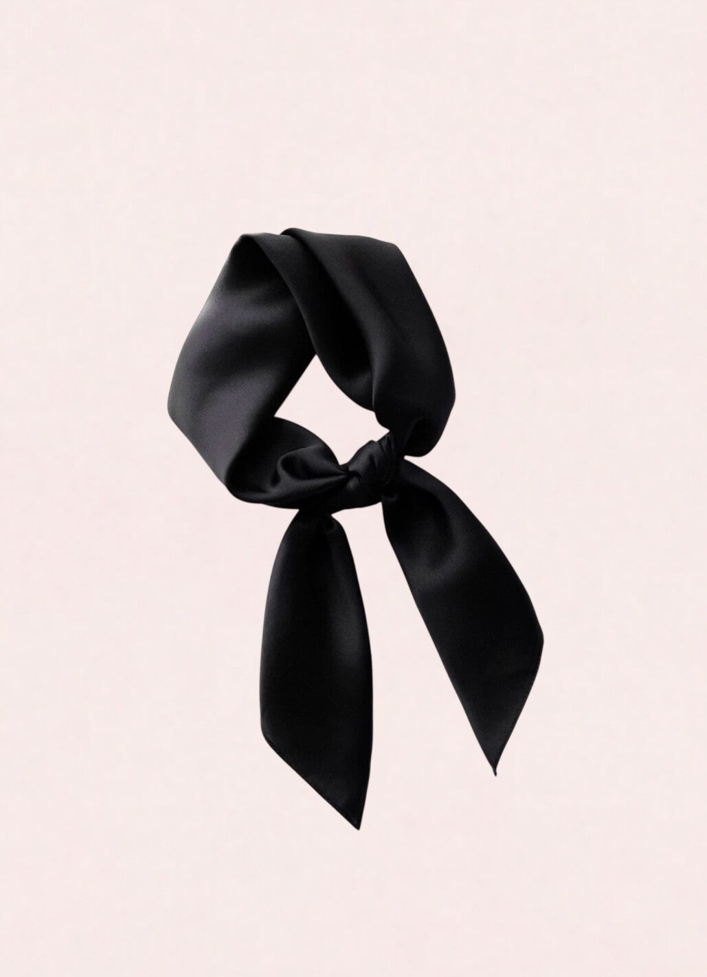 Effen zwarte bandana sjaal