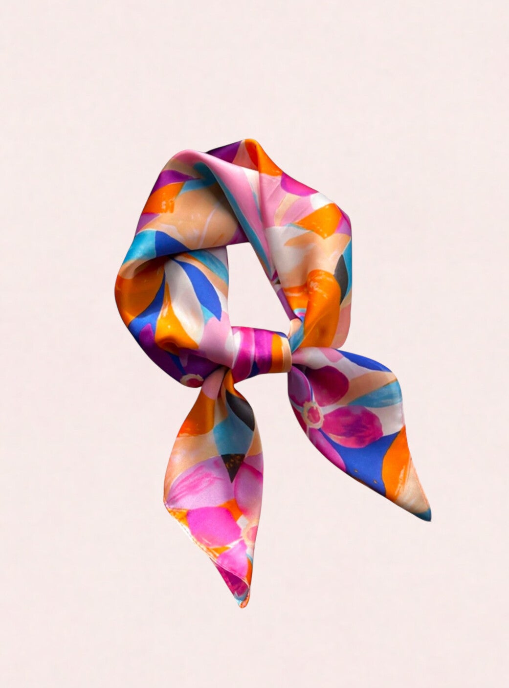 Multicolor bandana artistic flower