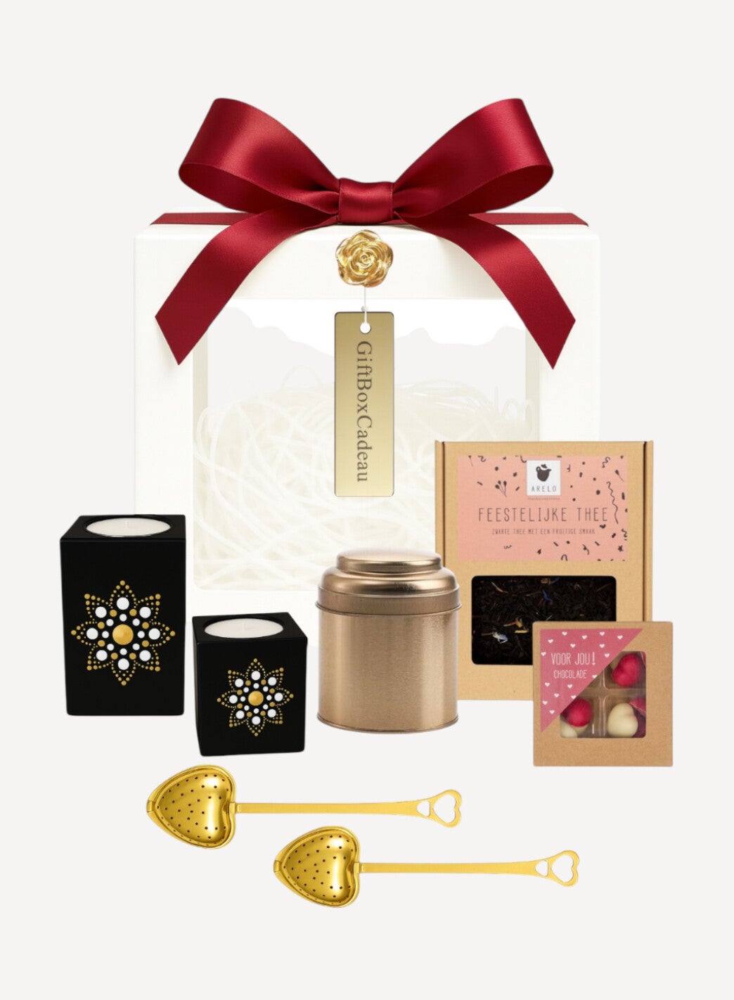 Theepakket Feestelijke Thee & Chocolade