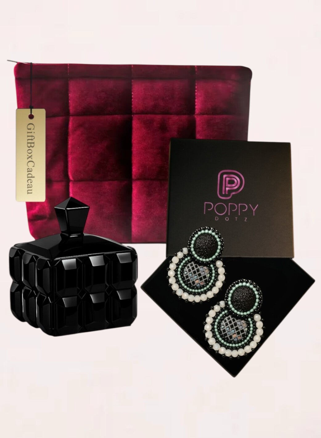 Statement oorbellen Luxury giftset Minty Radiance