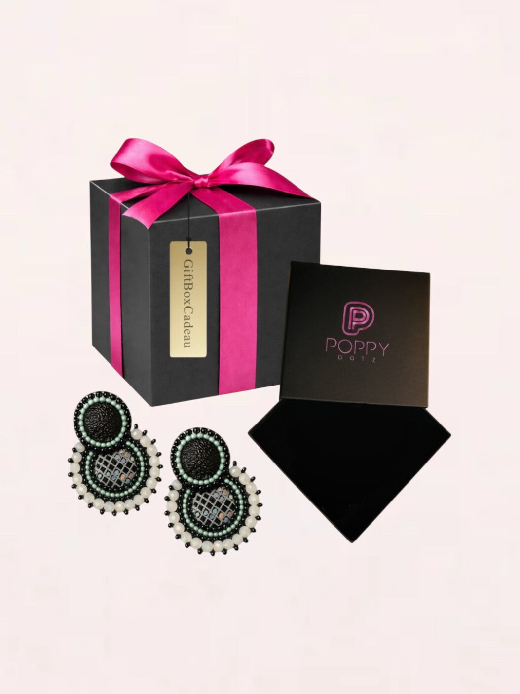 Statement oorbellen giftset Minty Radiance
