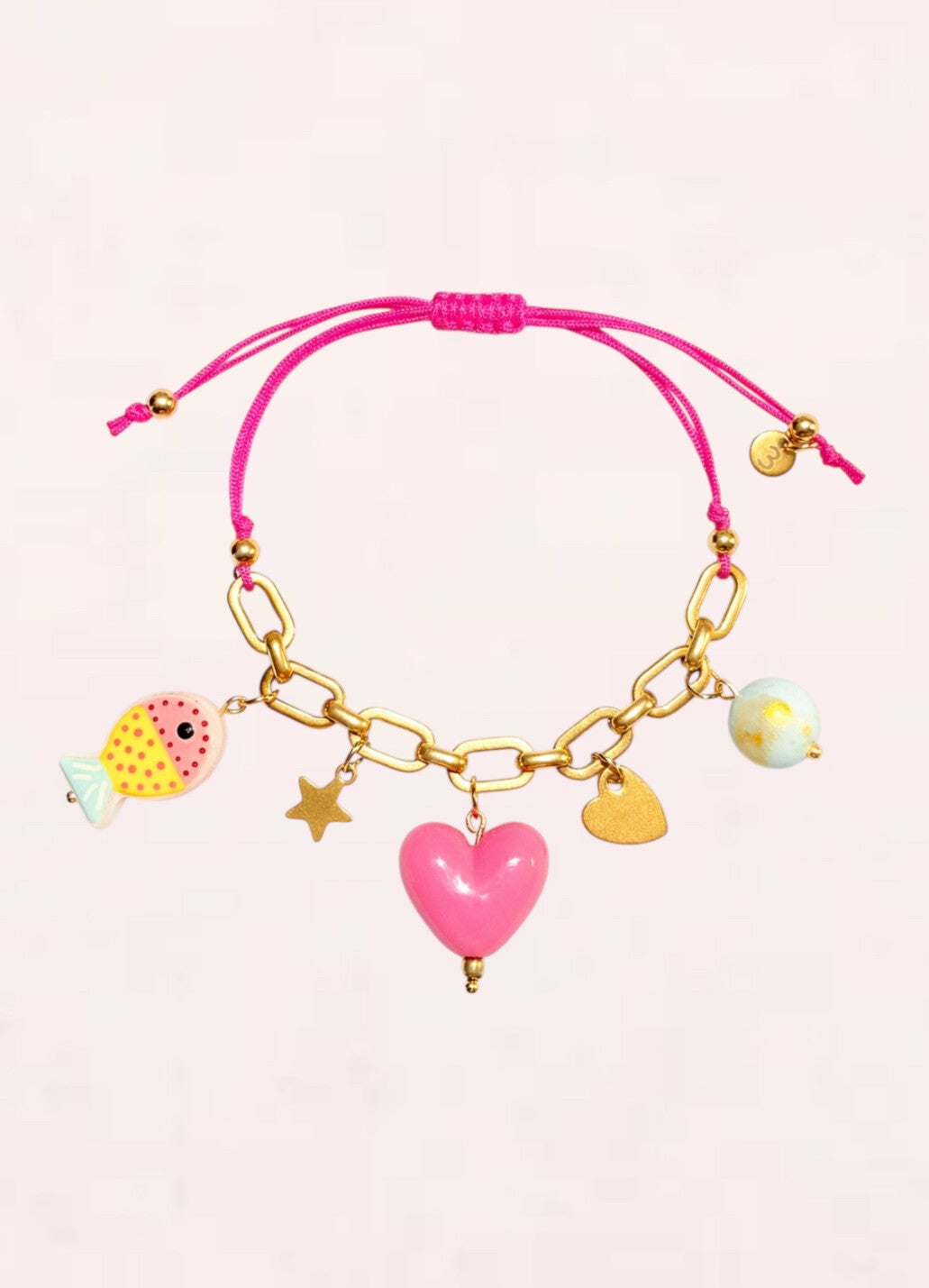 Bedelarmband Rosé Amour