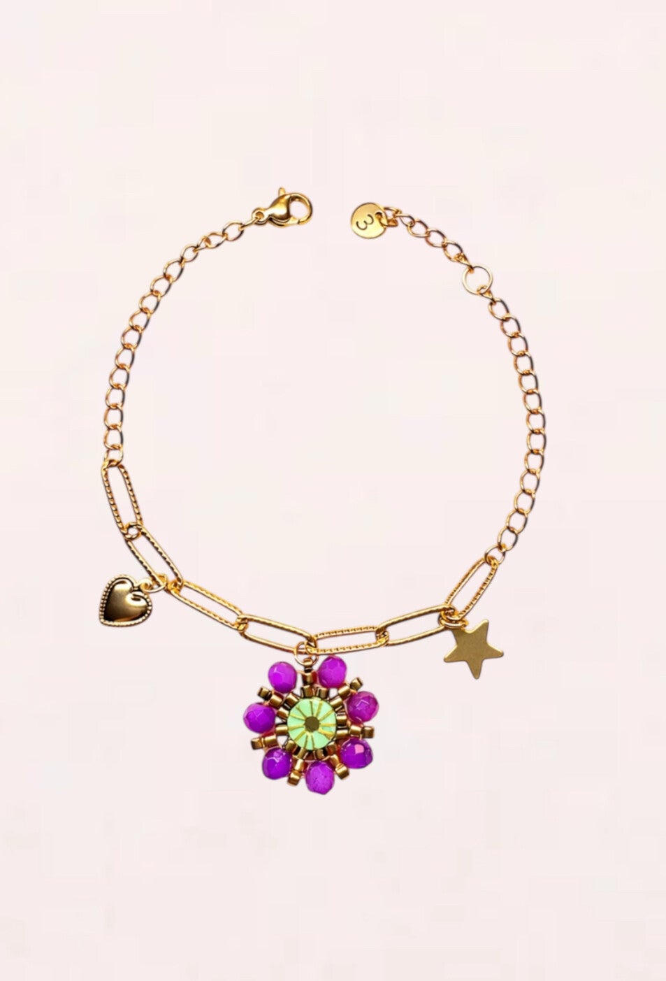 Bedelarmband Stella Amora Violet