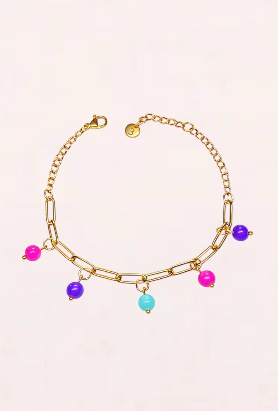 Bedelarmband Color Drops