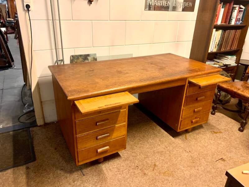 Teakhouten Vintage Bureau 