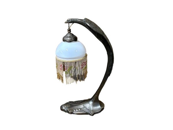 Bronzen Tafellamp | Roof Vogel