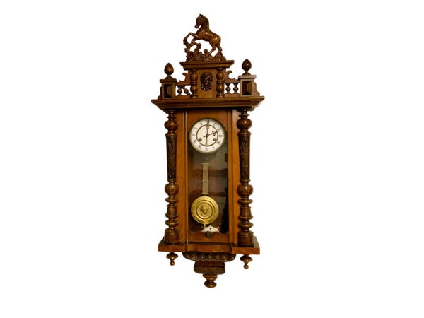 Mahoniehouten Wandklok | Regulateur