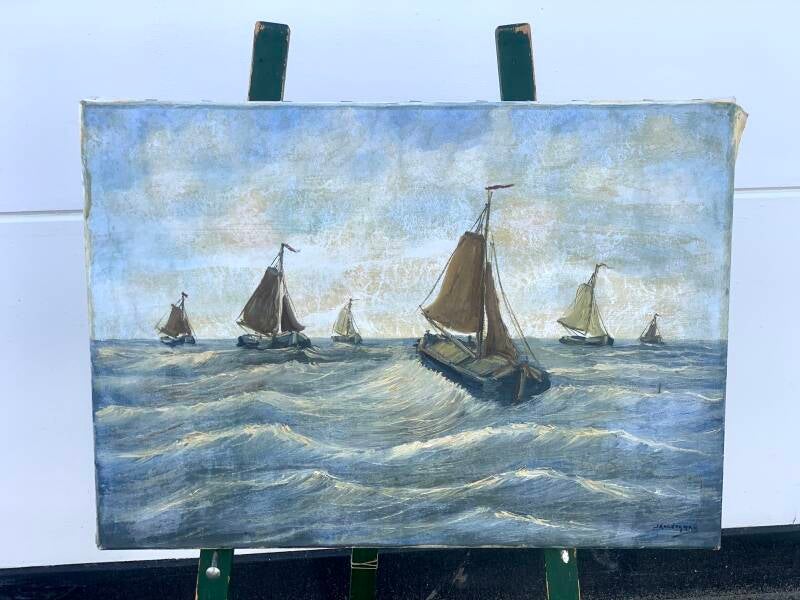 Schilderij | Schepen Op Zee 