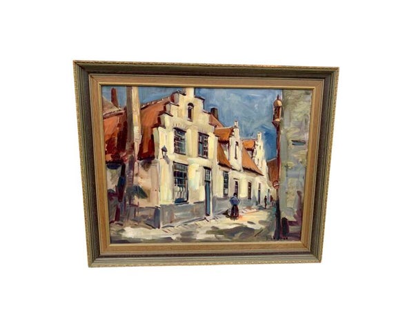 Jaap Hiddink (1910-2000) | Straatje in Elburg
