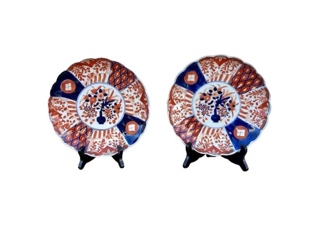 Japanse Imari Wandborden (2)