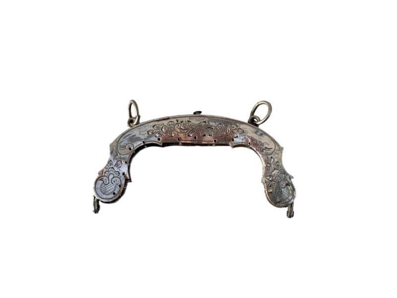 Zilveren beurs beugel 