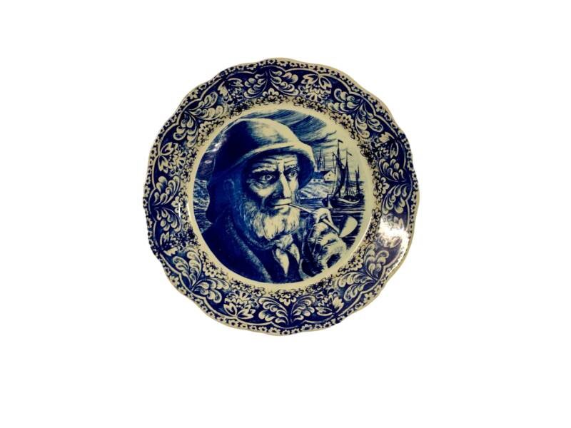 Delfts blauw wandbord 