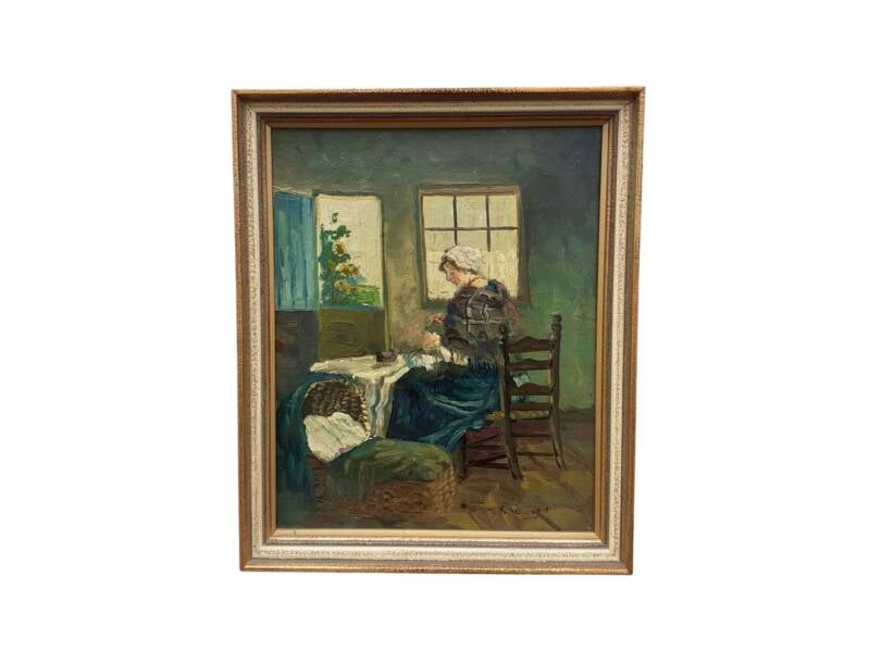 Klassiek Schilderij Hollands Interieur 