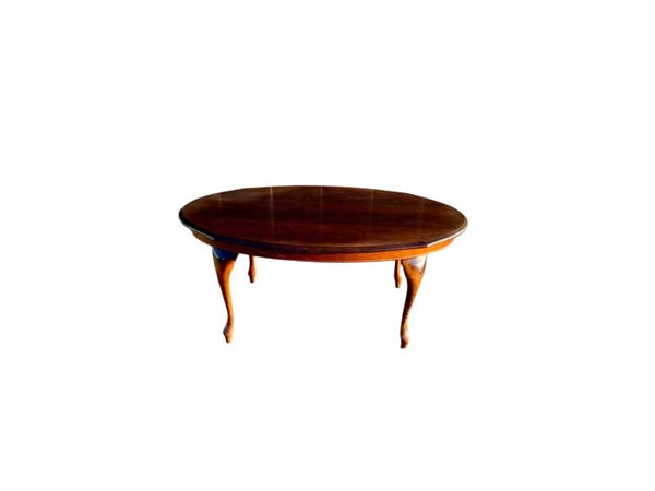 Ovale Mahoniehouten Salontafel