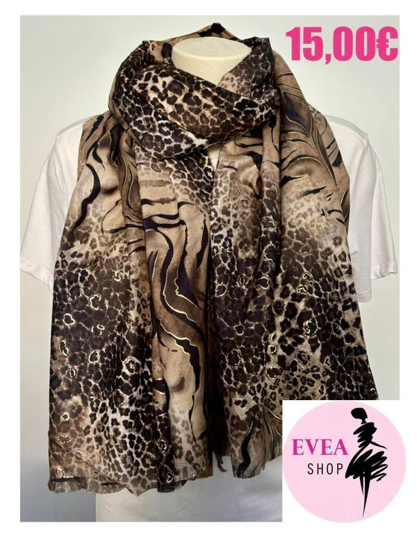 Foulard épais tigre