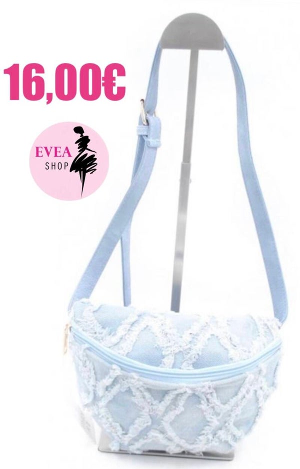 Sac banane jeans clair