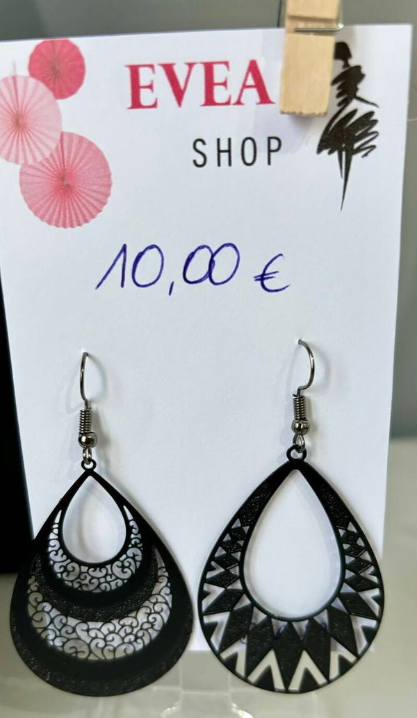 Boucle d'oreilles coordonnées "Gouttes"