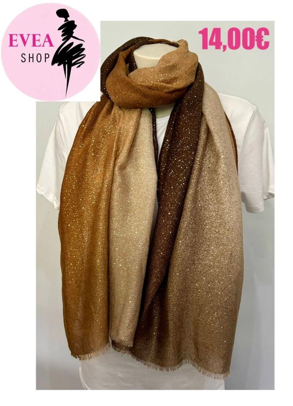 Foulard gouttes peinture