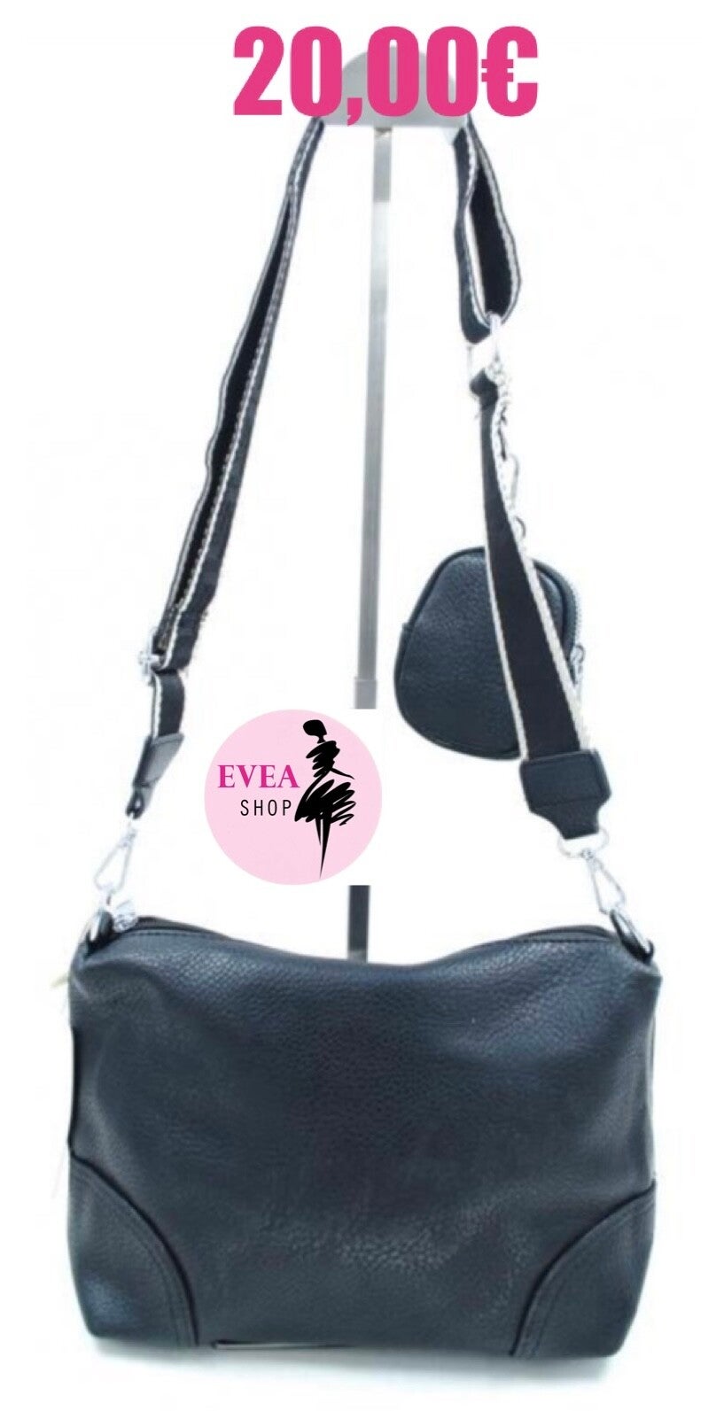 Sac bandoulière noir