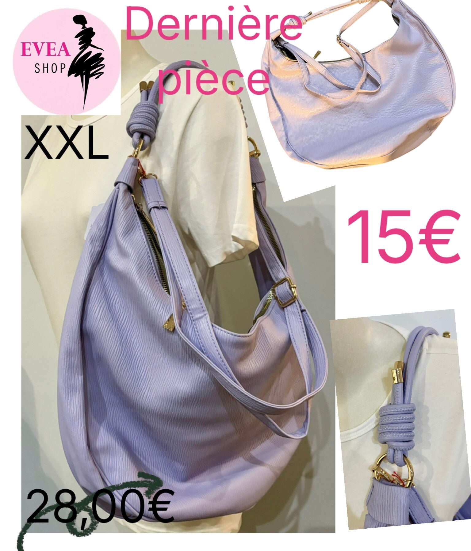 Sac mauve xxl