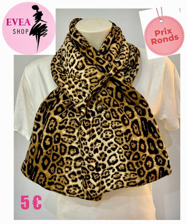Echarpe bandeau léopard