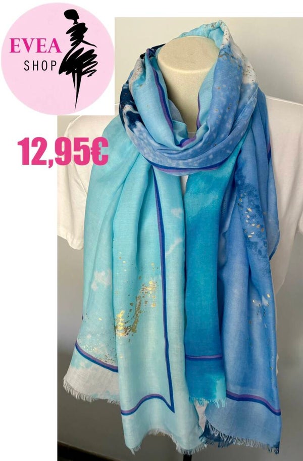Foulard bleu