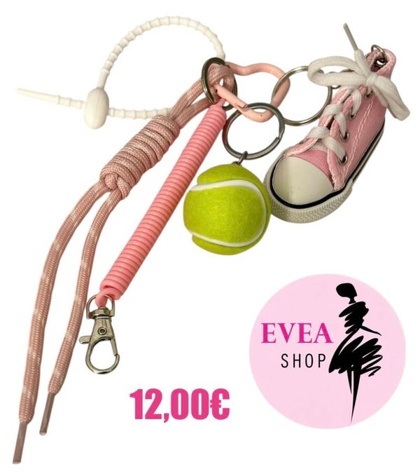 Porte-clef converse rose