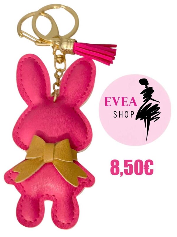 Porte-clefs ours fushia