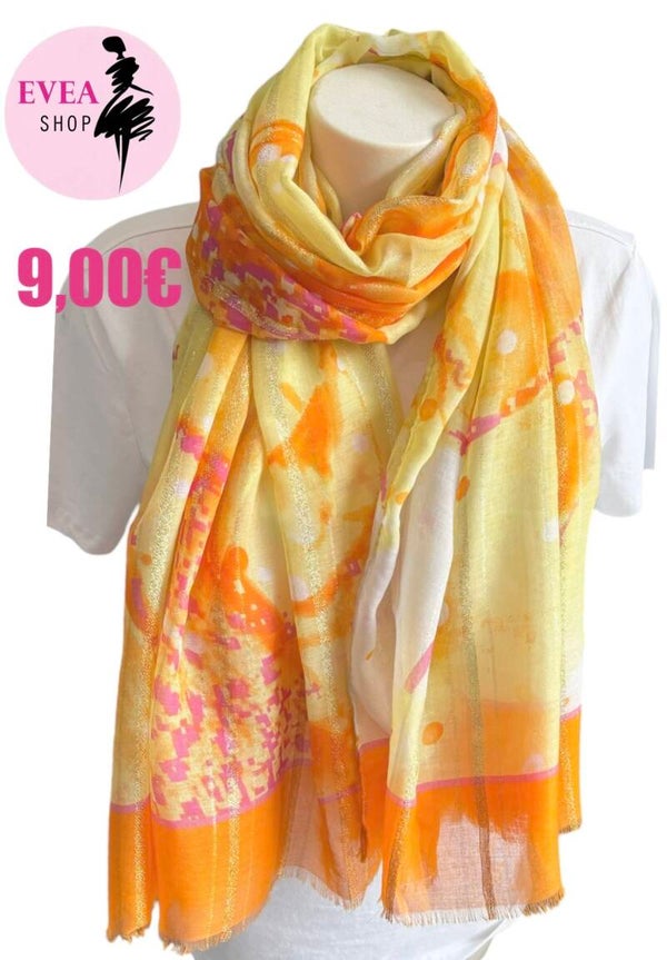 Foulard jaune / orange