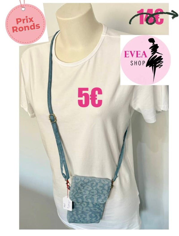 Sac pochette jeans