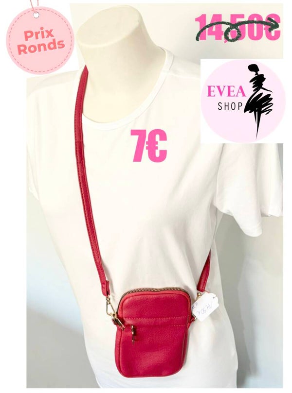 Sac pochette fushia