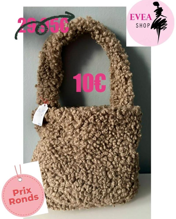 Sac nounours beige/brun