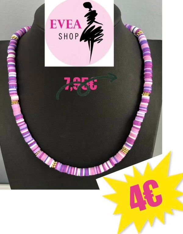 Collier mauve
