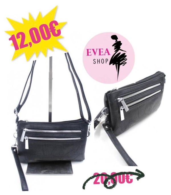 Sac noir multi poches