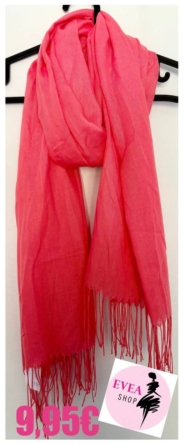 Foulard corail uni