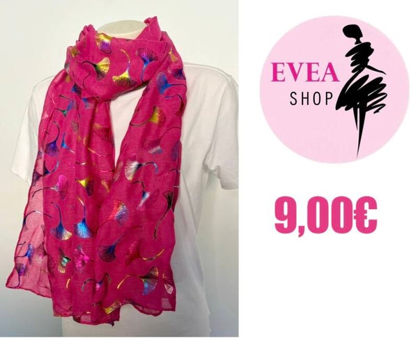 Foulard fushia coquelicot