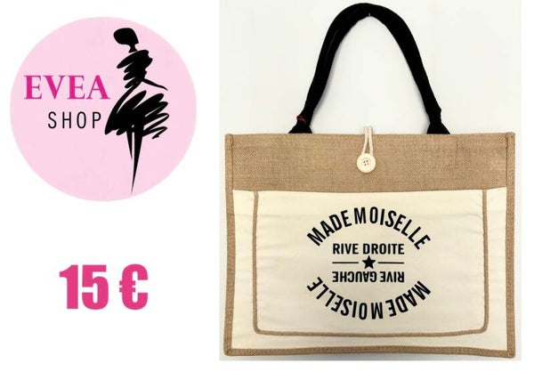 Cabas mademoiselle beige
