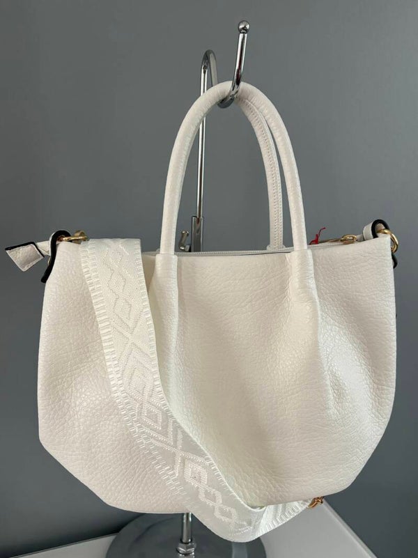 Sac boule blanc