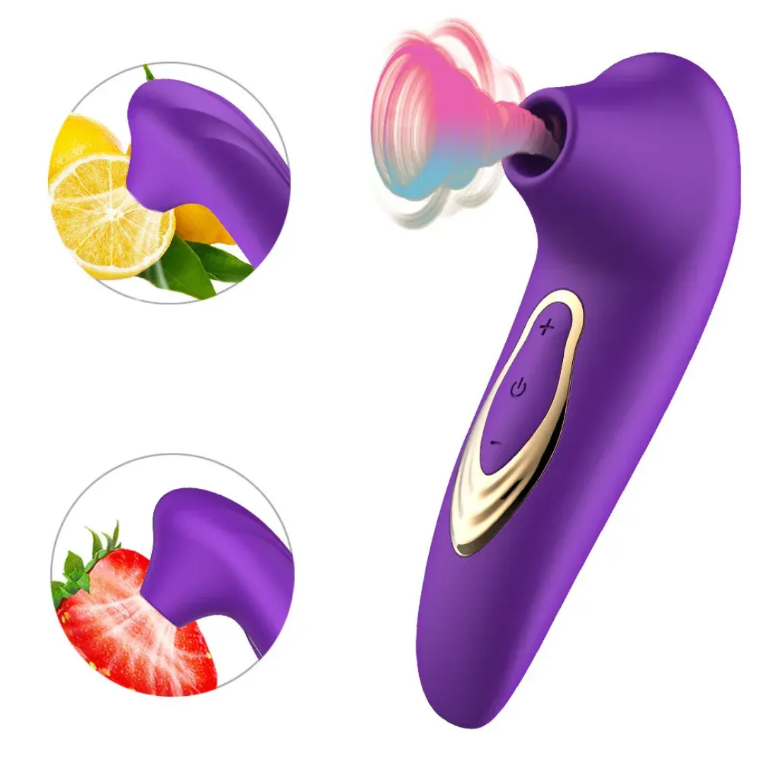 AbDisponible en Tunisie 🇹🇳 : Vibromasseur et stimulateur clitoridien et vaginal violet