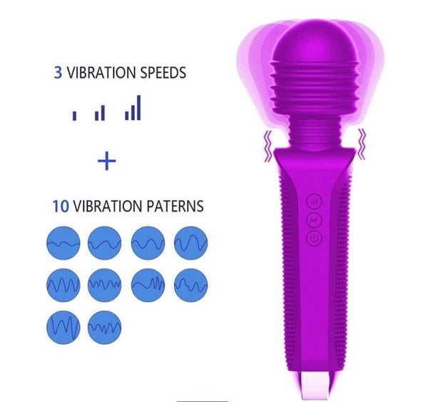 AaaaDisponible en Tunisie 🇹🇳 : vibromasseur clitoris 20cm avec tête pivotante et chargeur