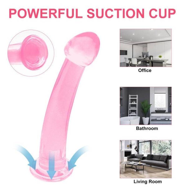 Disponible en Tunisie 🇹🇳 : Dildo 18cm silicone rose