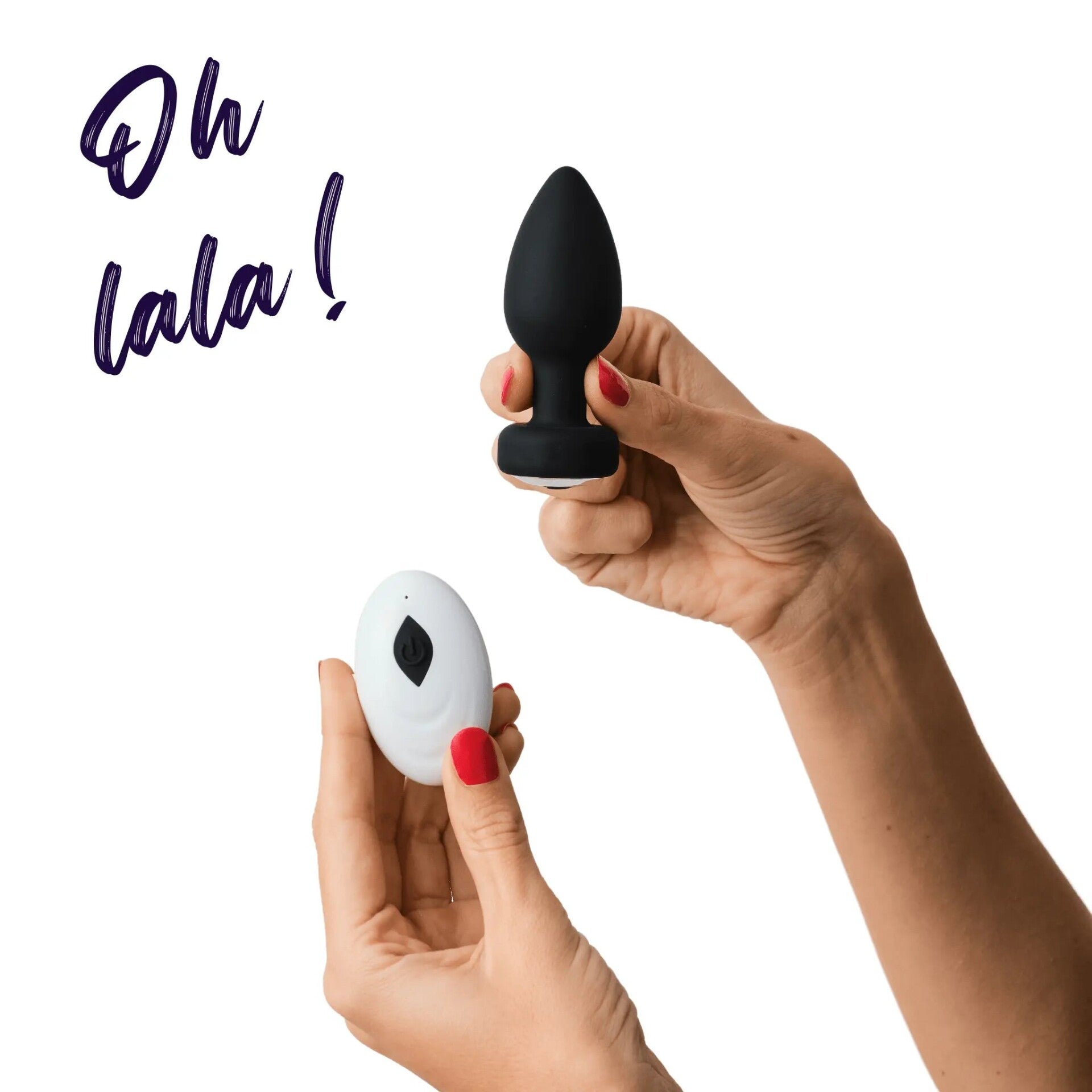 Sur commande : plug anal vibrant 10 modes de vibrations avec commande