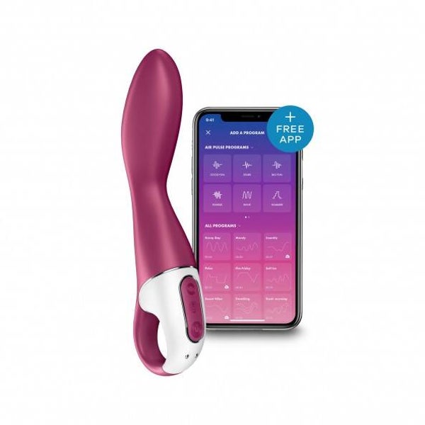 AaDisponible en Tunisie 🇹🇳 : Satisfyer Heated Thrill Vibreur Point G 20,5cm