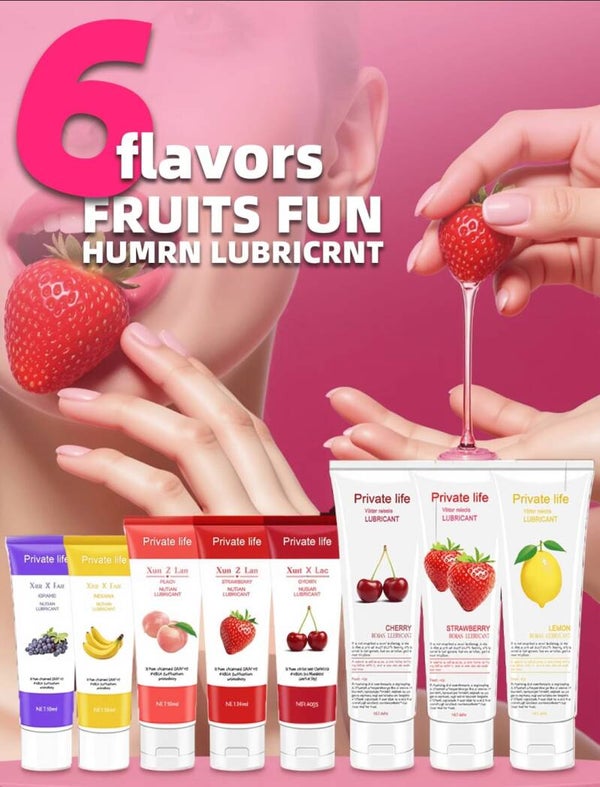 Disponible en Tunisie : 100 ml Lubrifiant à saveur de fruits