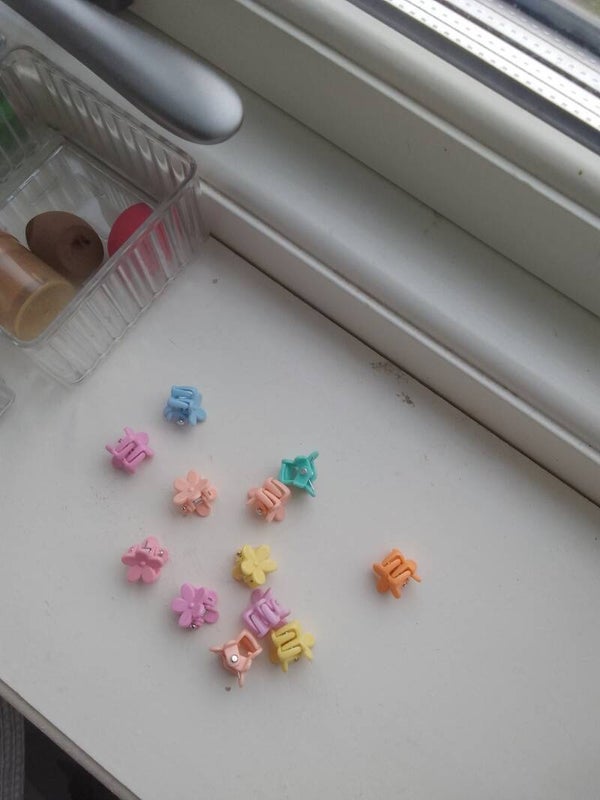 Cute small flower hairclips