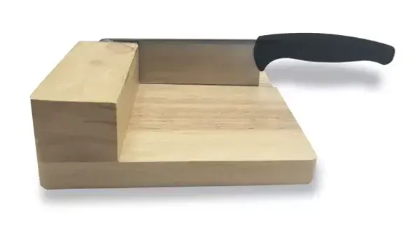Guillotine et planche à découper pour fromages, saucisses, fruits et légumes